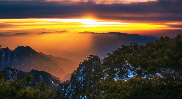 黄山风景区美不胜收 请记得把心带走