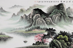 客厅沙发背景装饰画怎么选?锦绣山河点缀你的品质生活