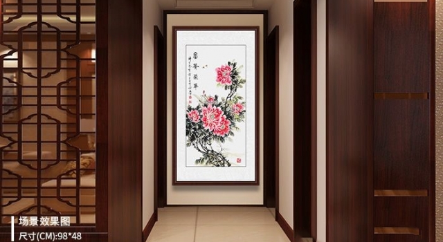 过道走廊挂什么画比较好,名家竖幅花鸟画篇