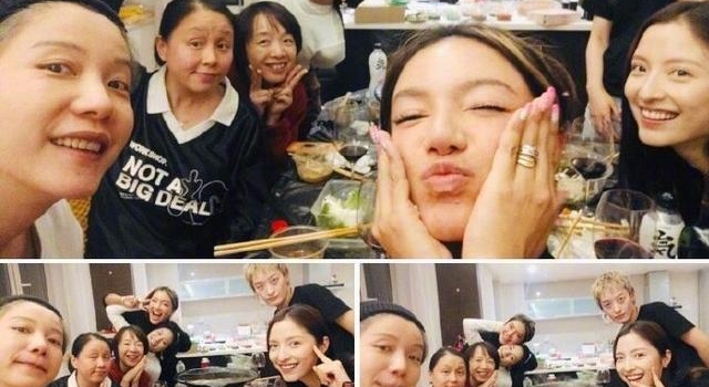江映蓉晒09届快女聚会照,十年友情令人羡慕,龙丹妮现身好憔悴