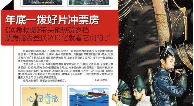 星空下 | 年底一拨好片冲票房