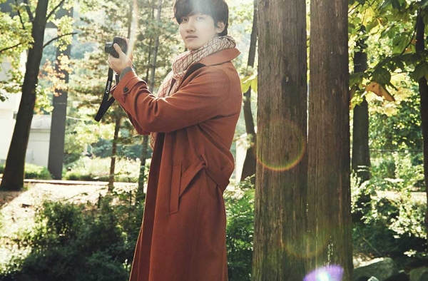 东方神起沈昌珉冬季写真 暖阳之下美男如画