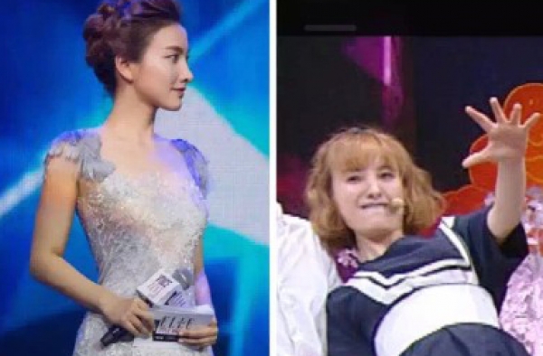 杜海涛晒吴昕对比照 女神与女汉子一肩之隔