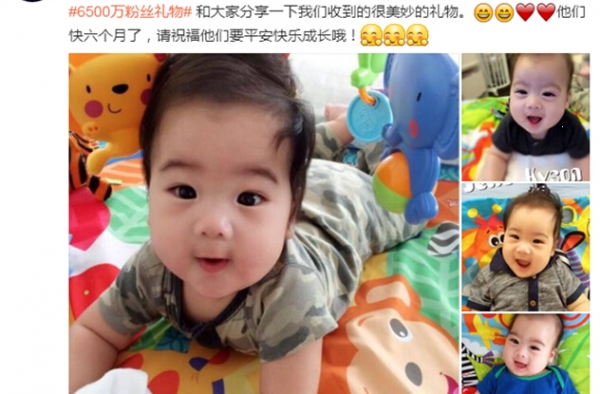 基因太强大！林志颖双胞胎儿子露正脸 一看就是亲生的