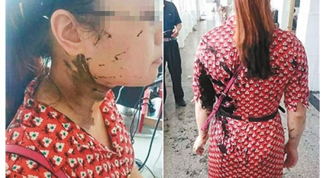 女生作弊被抓向老师泼墨报复：我爸是北所副所长
