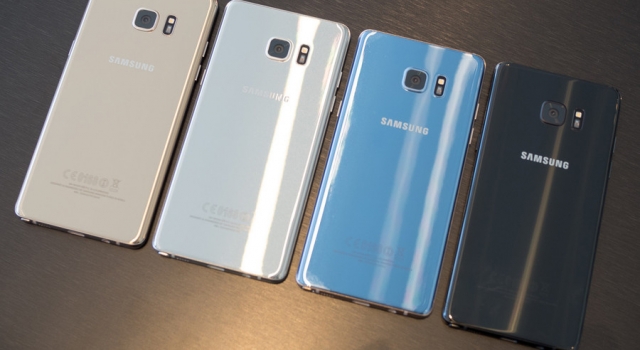 双曲面色彩清新 三星Galaxy Note7旗舰机图赏