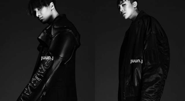 GD和太阳 共同为 JUUN.J演绎“情感大片”