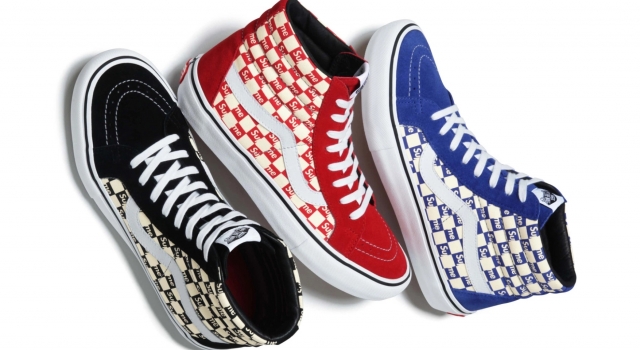 Supreme Logo联乘Vans经典格魂登场