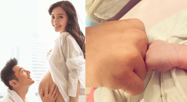 黄晓明晒Baby孕照 代孕传言不攻自破
