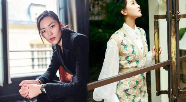 刘诗诗刘雯相约巴黎 两美同框谁更胜一筹？