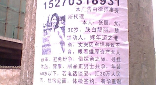 街头现土豪招婿 送房送车只要听话买什么都支持