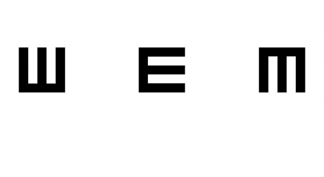 视力表为什么用E E是眼睛的意思吗