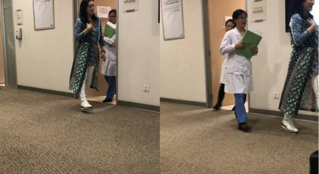 怀孕了吗？47岁钟丽缇现身医院看妇科 张伦硕这样回应