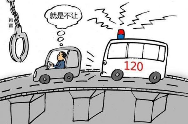 玛莎拉蒂挡急救车怎么回事？警方予以车主什么处罚？