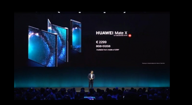 华为5G时代领跑者！这款华为Mate X将在年中发售！