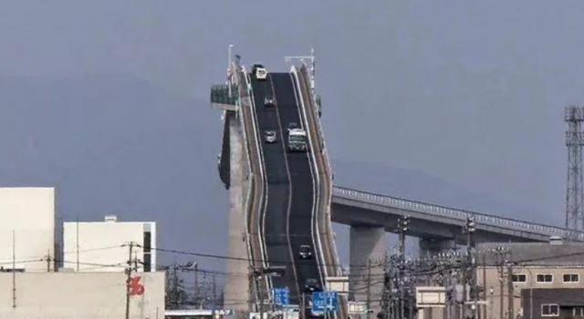 日本的江岛大桥危险吗 每次开车就像是在过山车