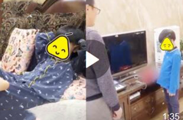 东北老爸用噪音花式催儿子上课 网友：这届家长太难带