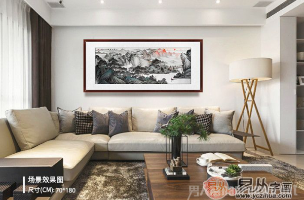 家里挂什么画好？2020家里挂画力荐林德坤山水画