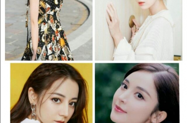 新疆双美：迪丽热巴古力娜扎，易碎的玻璃花瓶和艳丽的牡丹花