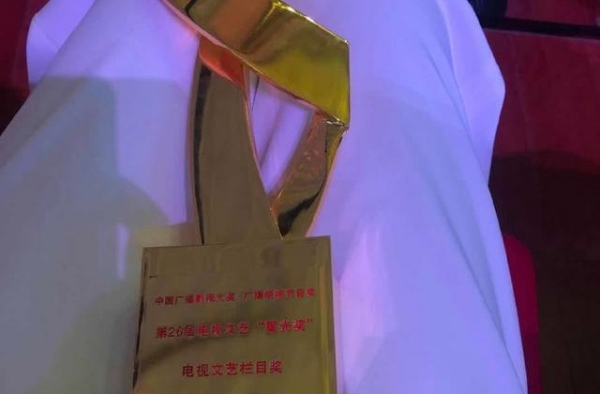 上海SMG主持陈辰产后首露面！荣获中国电视艺术最高奖项