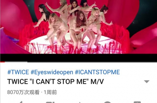 Kpop Radar榜单，公布了上周歌手MV，油管播放量排名