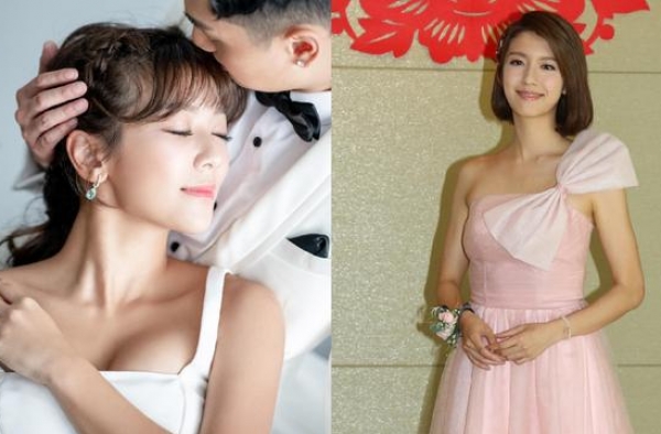 何雁诗郑俊弘结婚的大喜日子星级姐妹团蔡思贝靠一招抢镜