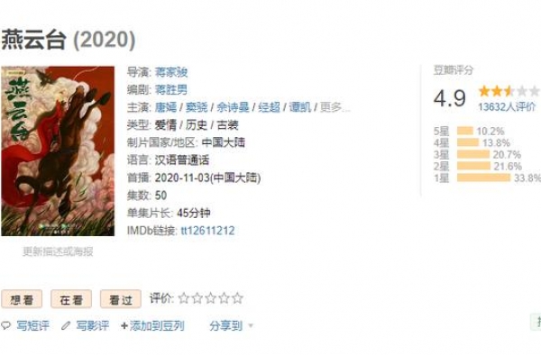 唐嫣新剧被嘲，刘诗诗杨幂演技单一，流量将尽的85花谁能翻盘？