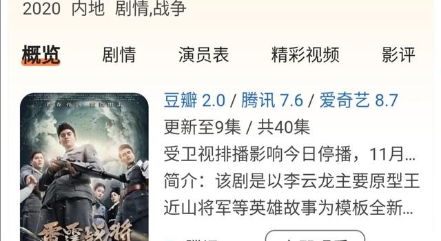 2.0分！张云龙、高伟光的《雷霆战将》不冤