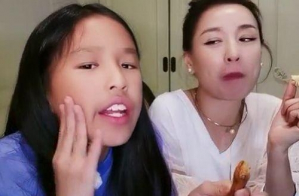 被吐槽长得丑 张庭10岁女儿回怼：我不靠脸吃饭