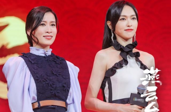 《燕云台》见面会感受三姐妹逆天大长腿，唐嫣身材居然不是最好的