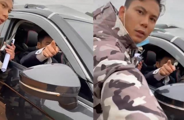 刘奕君手指镜头拒拍摄，助理一把推开路人，被指刘德华都没他大牌