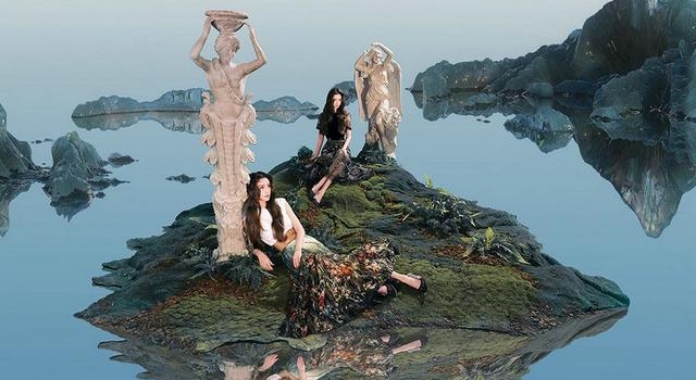 Angelababy登封面 珍珠落泪妆复古迷人